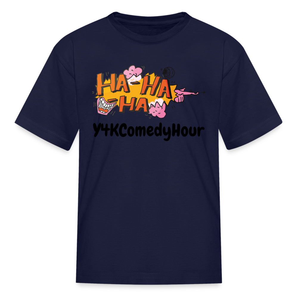 Kids' T-Shirt - Y4KComedyHour navy