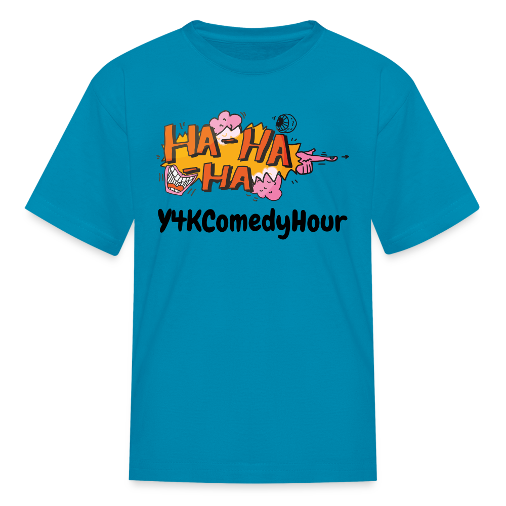 Kids' T-Shirt - Y4KComedyHour turquoise