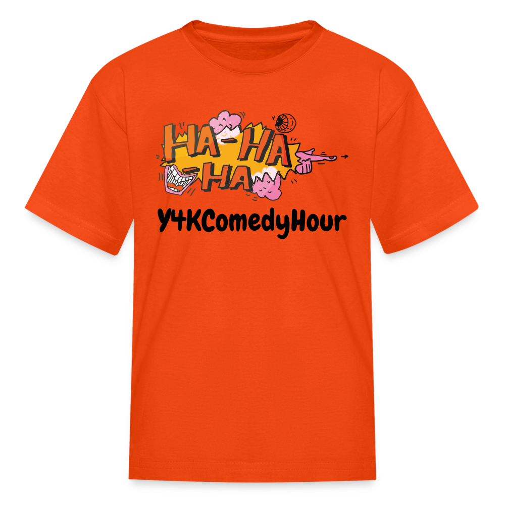 Kids' T-Shirt - Y4KComedyHour orange