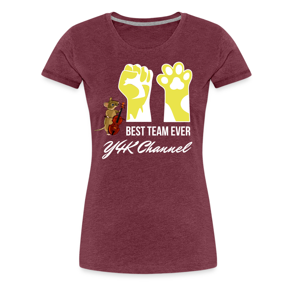 Women’s Premium T-Shirt heather burgundy