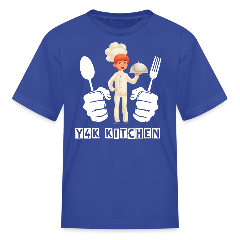 Kids' T-Shirt - Y4K Kitchen royal blue