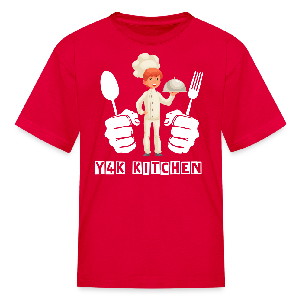 Kids' T-Shirt - Y4K Kitchen red