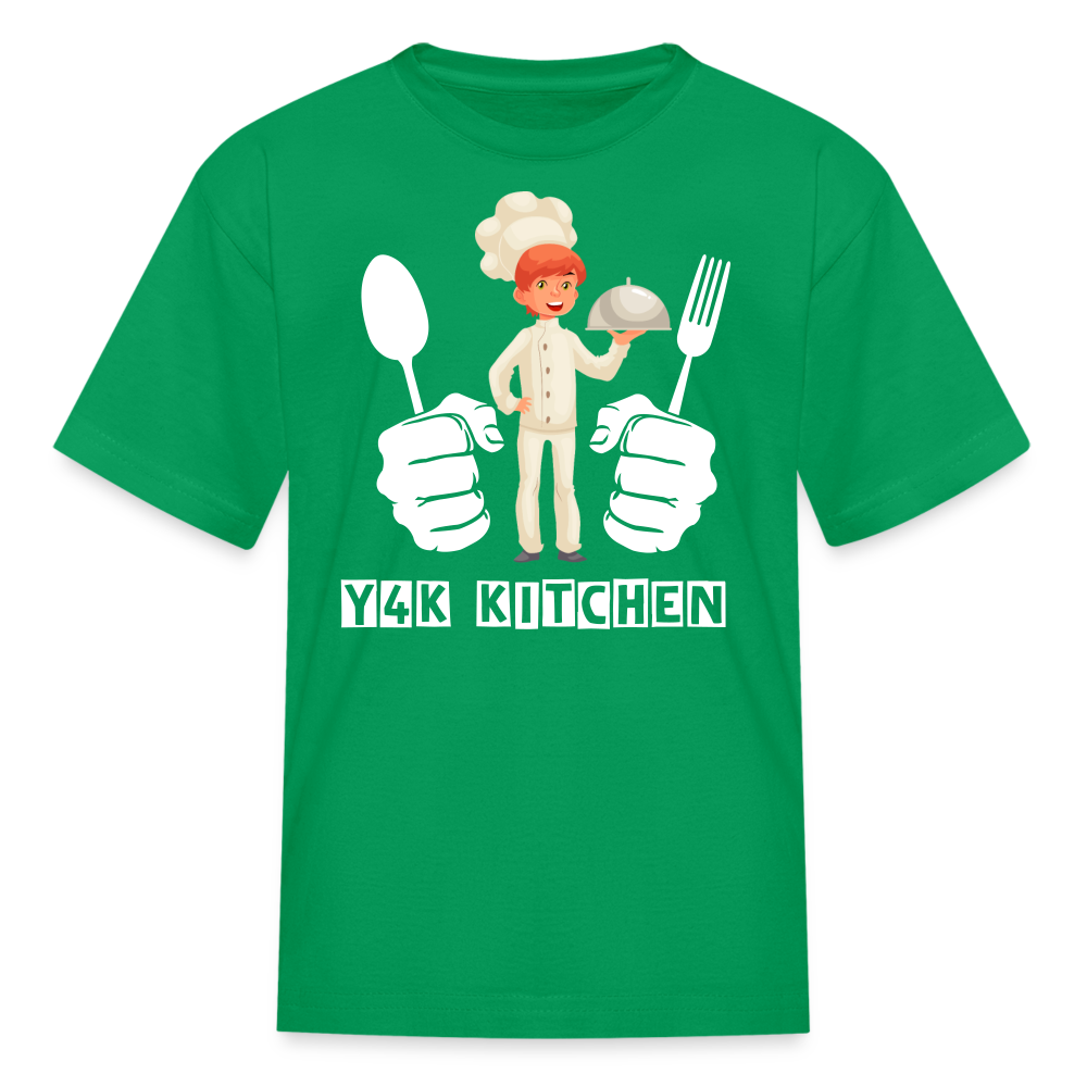 Kids' T-Shirt - Y4K Kitchen kelly green