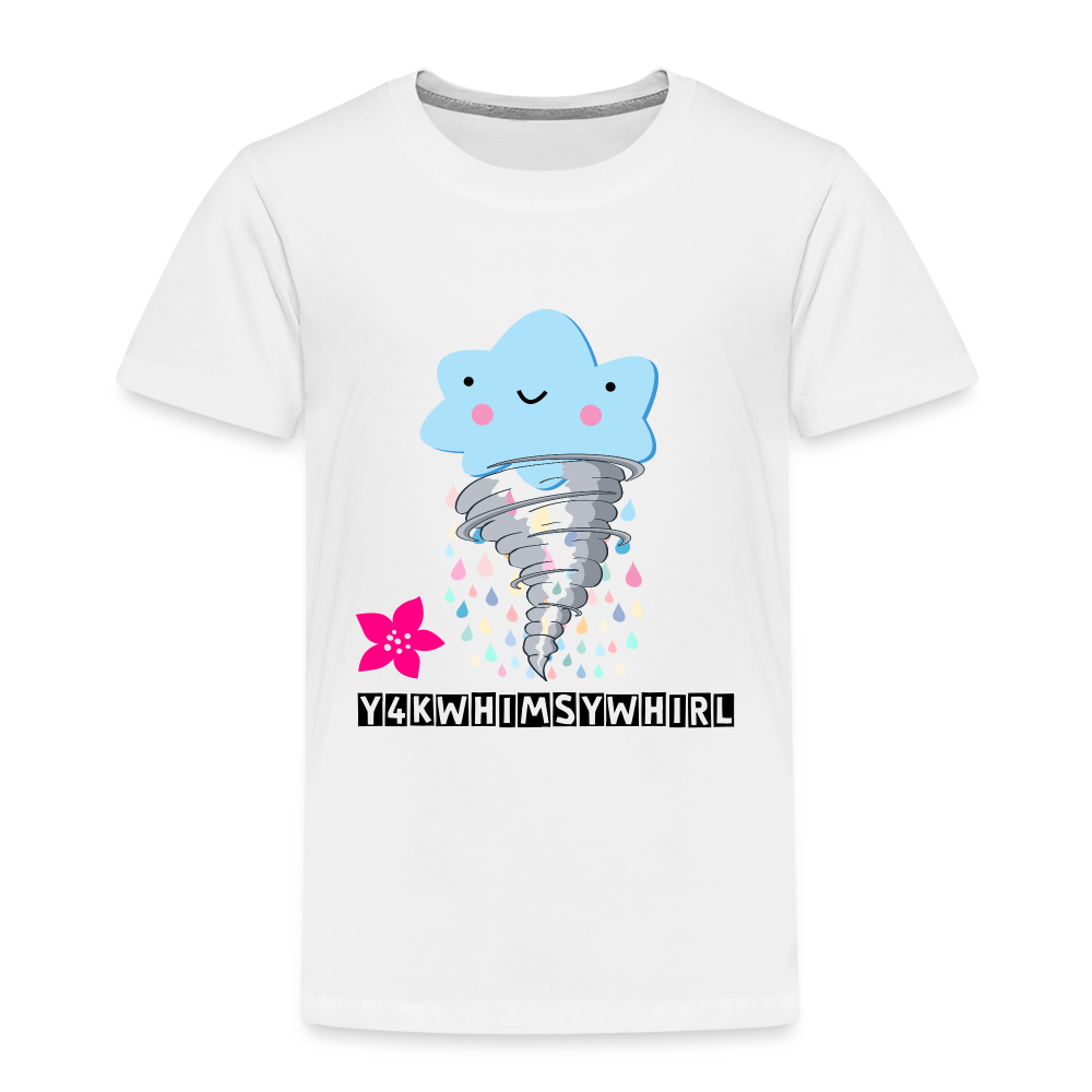 Toddler Premium T-Shirt Enter a Whirlwind of Whimsical Wonders and Giggles white