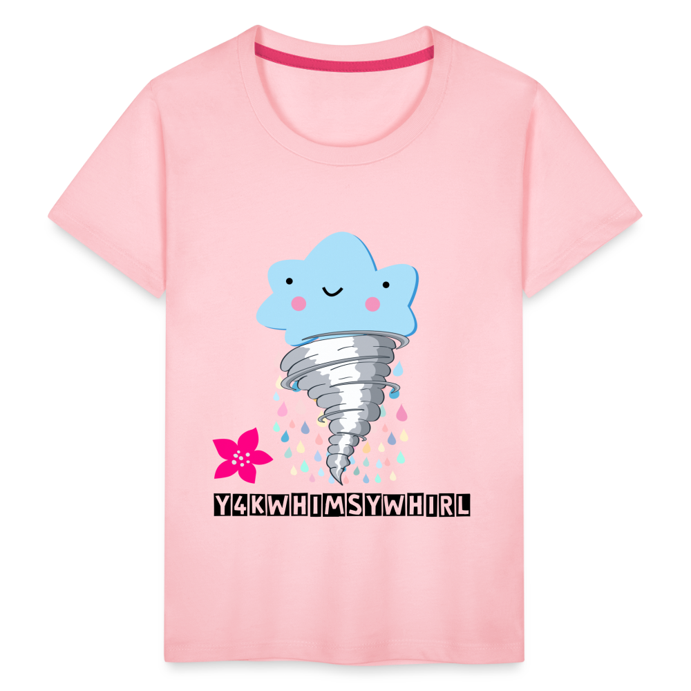 Toddler Premium T-Shirt Enter a Whirlwind of Whimsical Wonders and Giggles pink