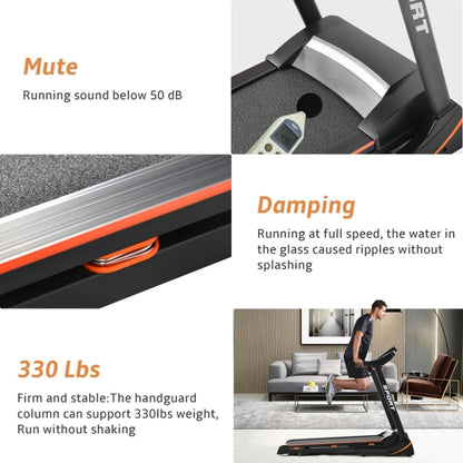 Folding Electric Treadmill with LCD Display, Speed: 14.8KM / H, US Plug